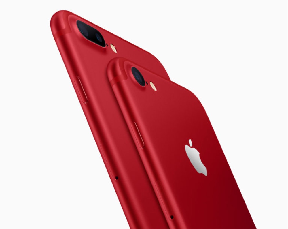 Al-qırmızı rəngdə iPhone 7 satışda
