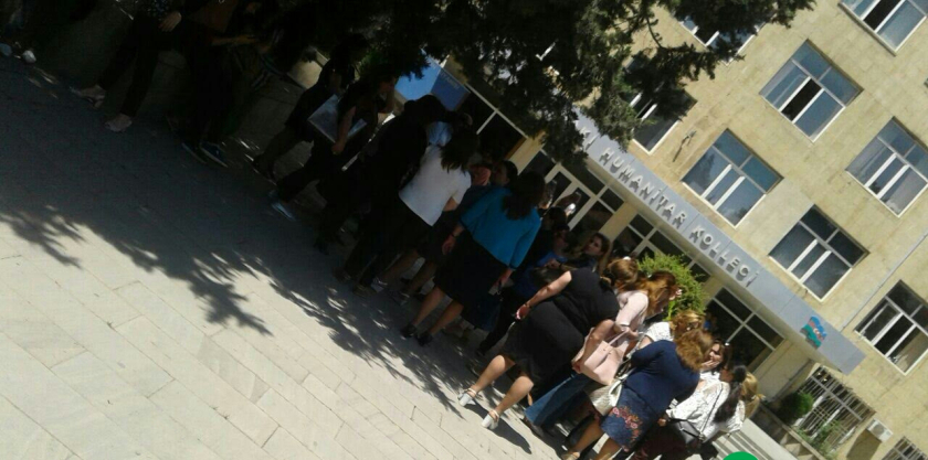 Daha bir təhsil müəssisəsinda aksiya
