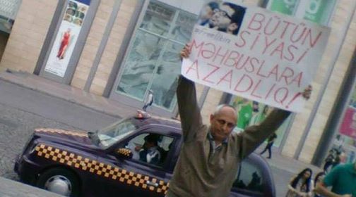 Bakının mərkəzində təkədamlıq aksiya