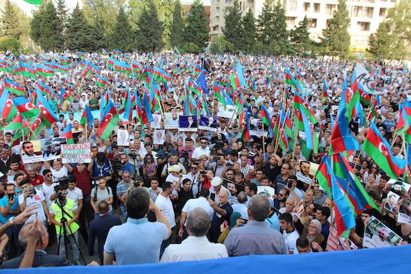 7 oktyabr mitinqinə razılıq verildi FOTO