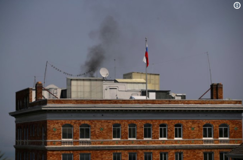 San Fransiskoda Rusiya konsulluğunun bacasından çıxan “qara tüstü” nədir?