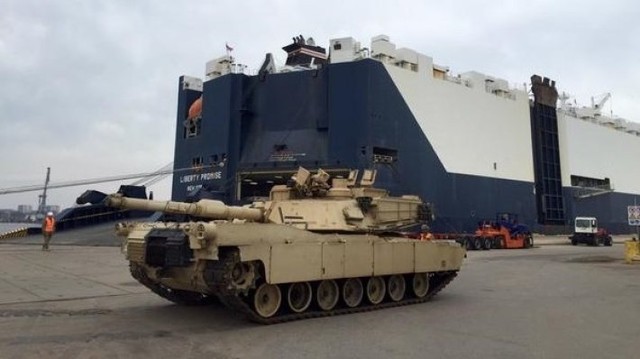 ABŞ tankları Gürcüstana daxil oldu