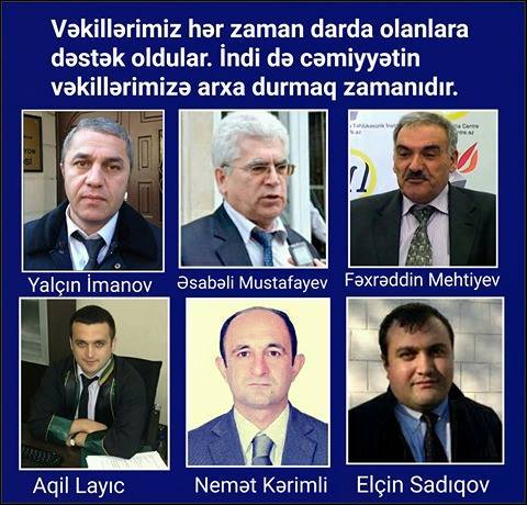 “Hakimiyyətin vəkilləri susdurmasına imkan verməyək!”