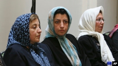 Həbsdə olan iranlı fəal Nərgiz Məhəmmədi Nobel Sülh Mükafatına layiq görülüb