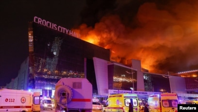 Moskva ətrafındakı konsert zalına hücumda azı 40 nəfərin həlak olduğu xəbər verilir